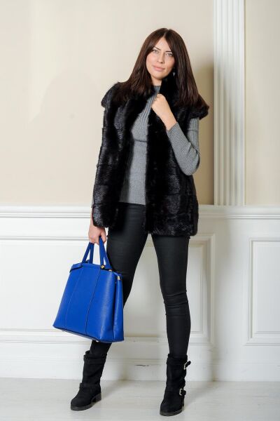 

Жилетка BG-Furs из ондатры  Черная (Р-О22-Ч-65-1/4, Жилетка BG-Furs из ондатры 48 Черная (Р-О22-Ч-65-1/4-48)