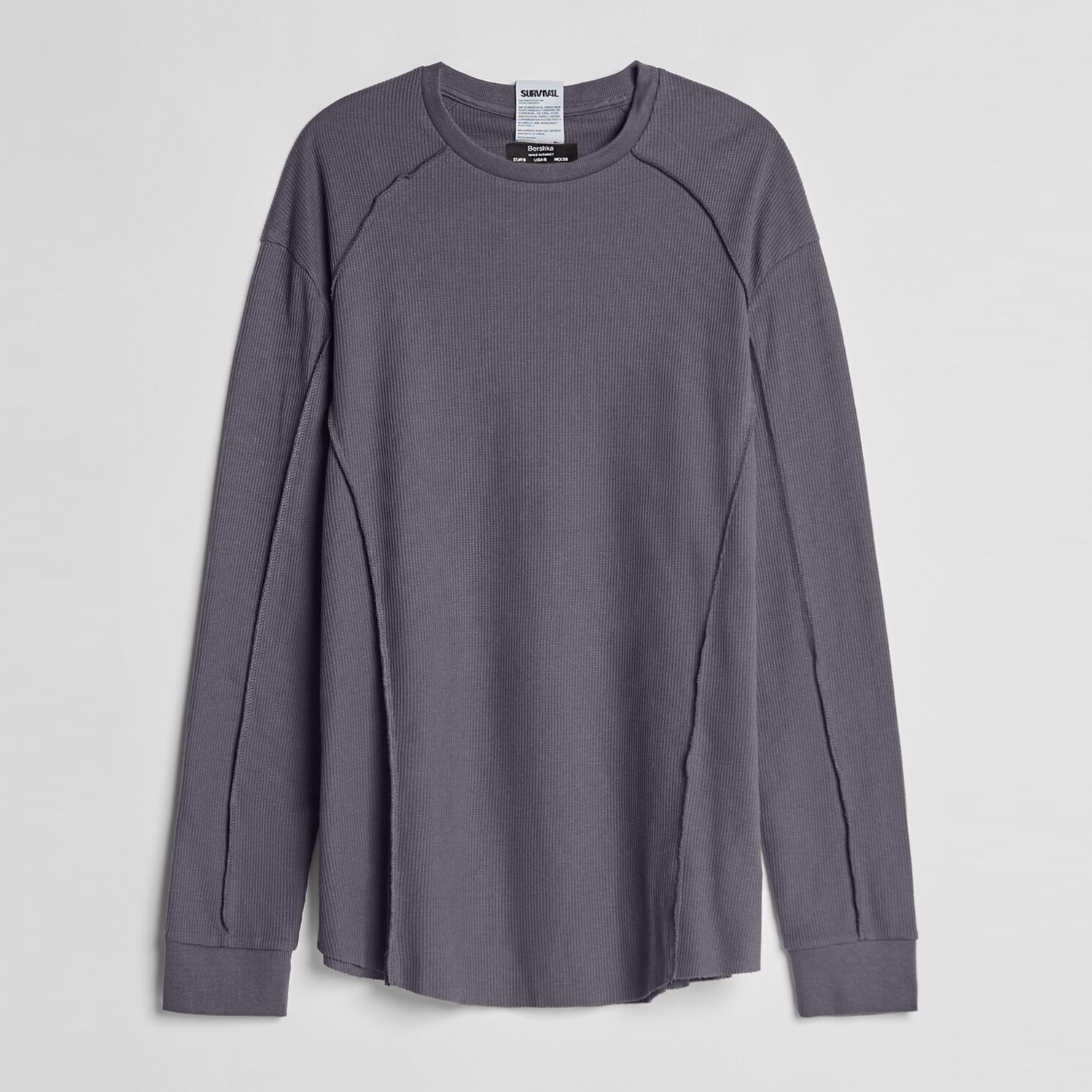 

Лонгслив Bershka 7855/443/818 L Серый