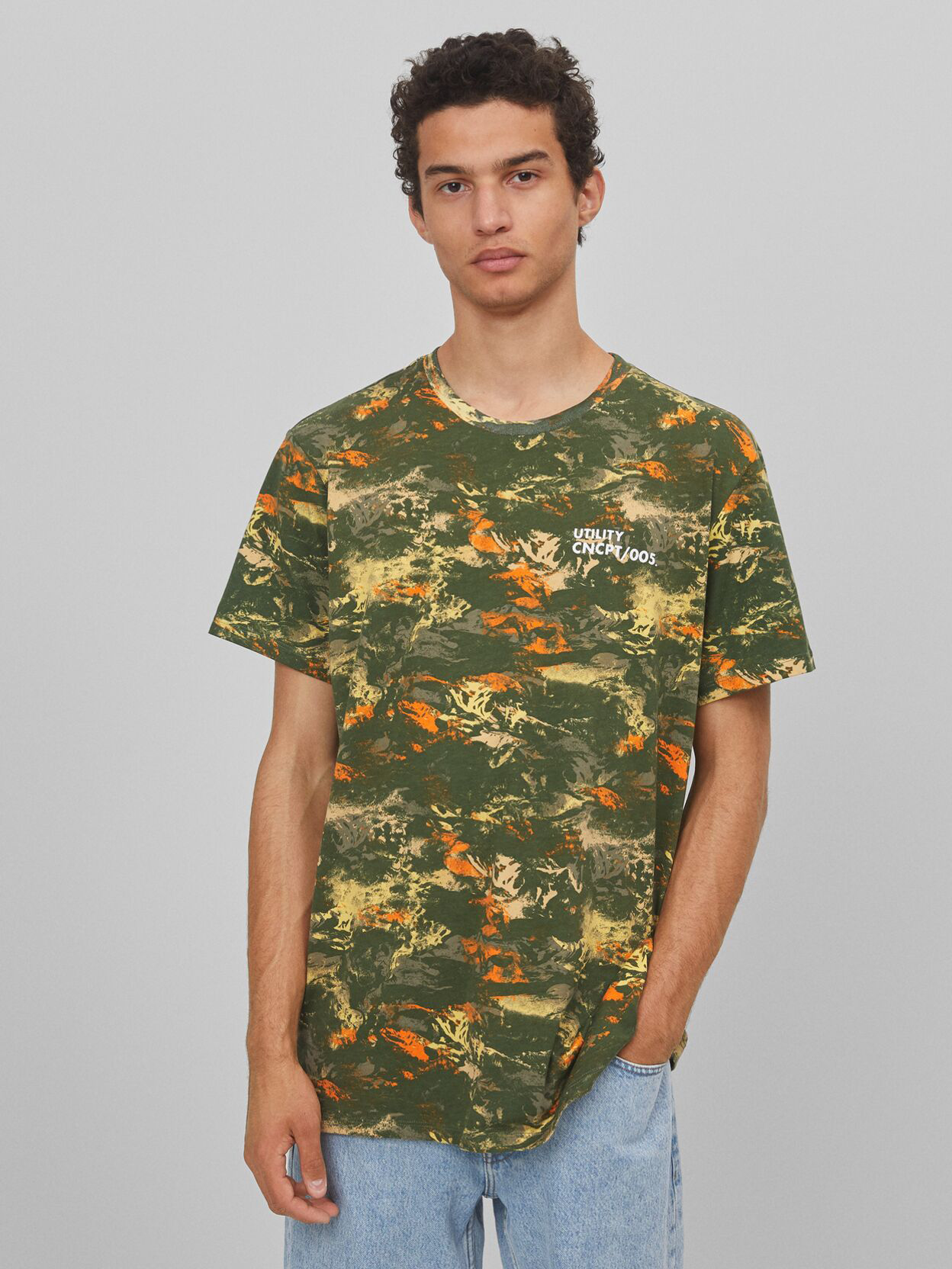 

Футболка Bershka 7838/538/500  Хаки, Футболка Bershka 7838/538/500 XS Хаки