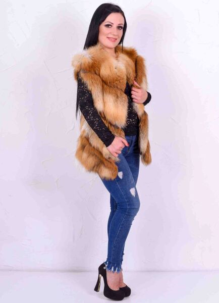 

Жилетка BG-Furs из меха лисы  Золотистая (Р-Ж-Л-10/3, Жилетка BG-Furs из меха лисы 48 Золотистая (Р-Ж-Л-10/3-48)