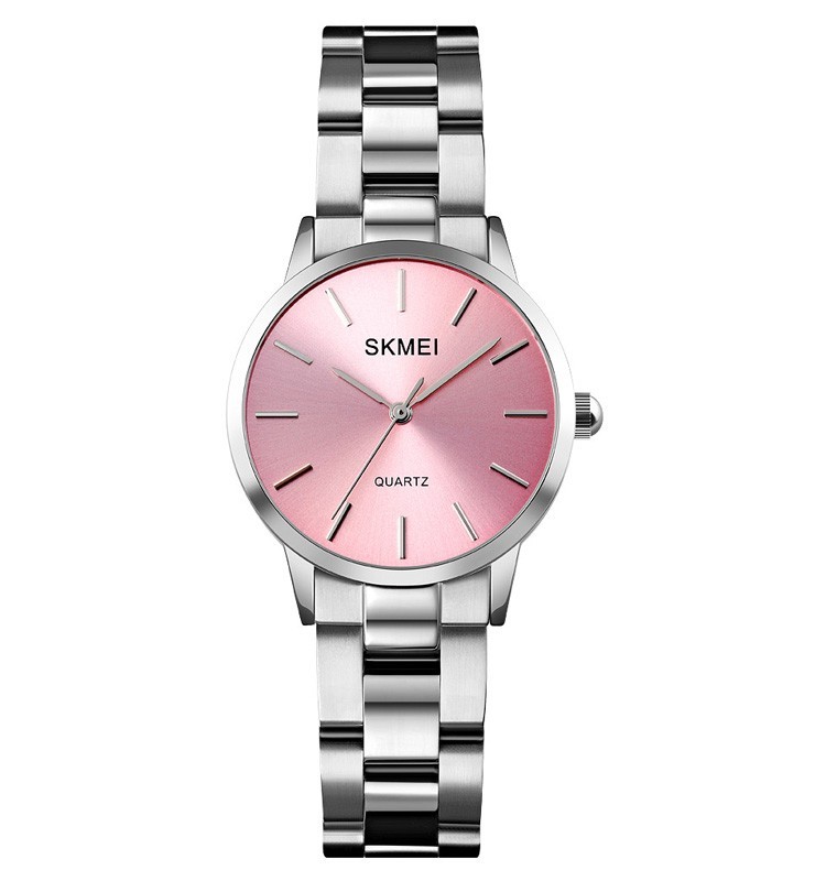 

Женские часы Skmei 1695 pink розовый циферблат