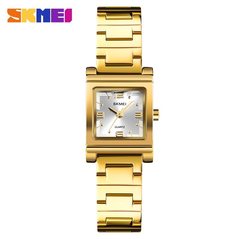 

Женские часы Skmei 1388 gold классическое золото
