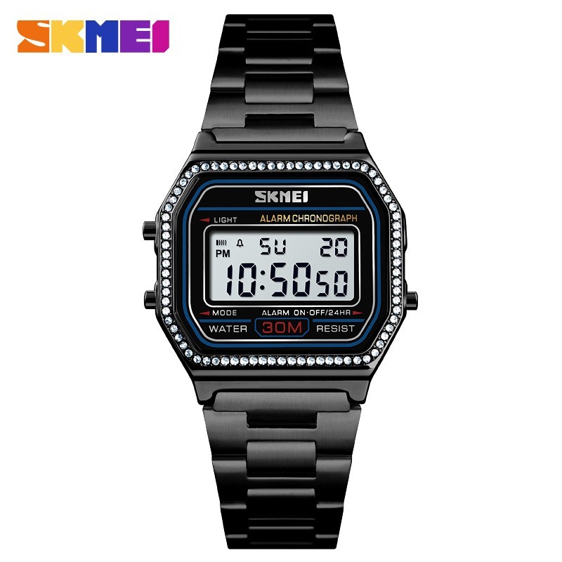 

Женские часы Skmei 1474 Black черные