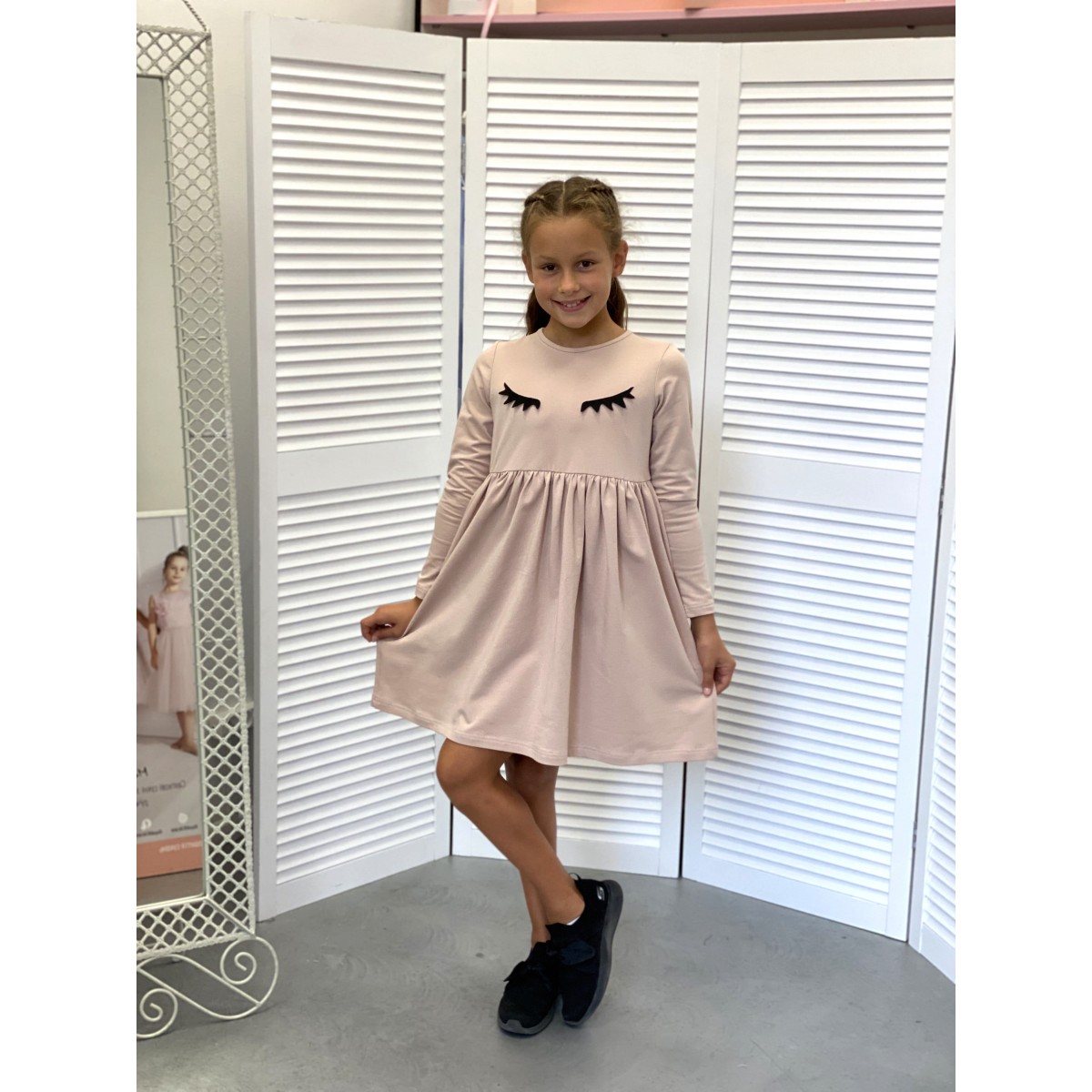 

Платье Пони, светлый визон 128