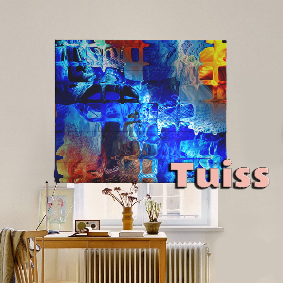 

Римская штора система Classic InHt Фотопечать Принт 02-278 Блэкаут 150х170 см