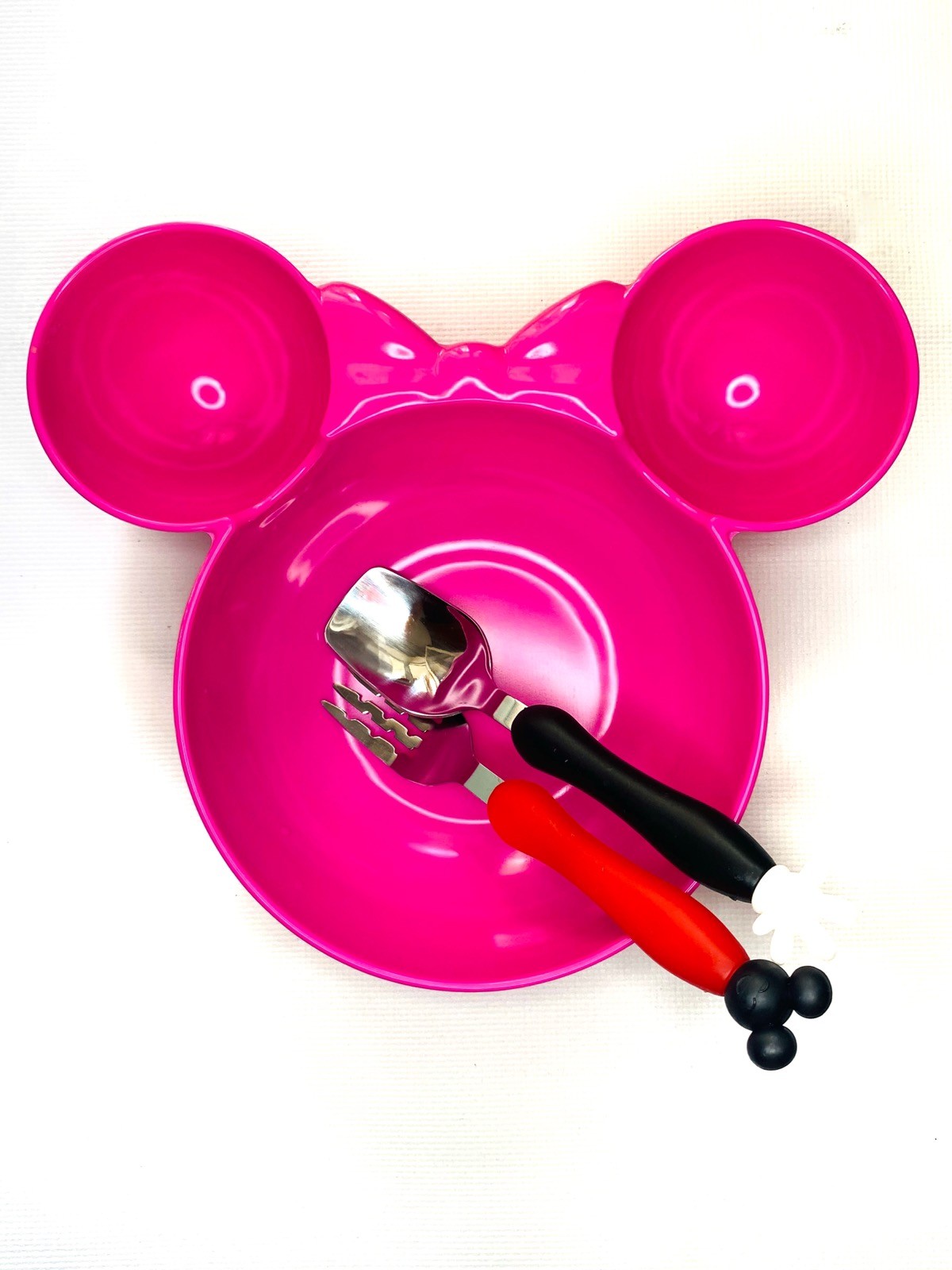 

Набор детской посуды Микки Маус 350 мл Розовый