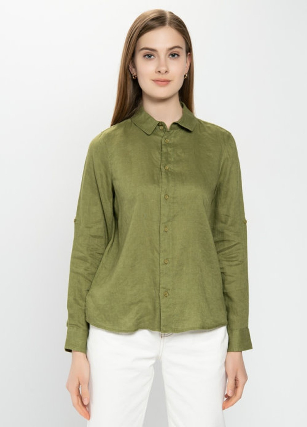 

Рубашка United Colors of Benetton BEN31063 S оливковый
