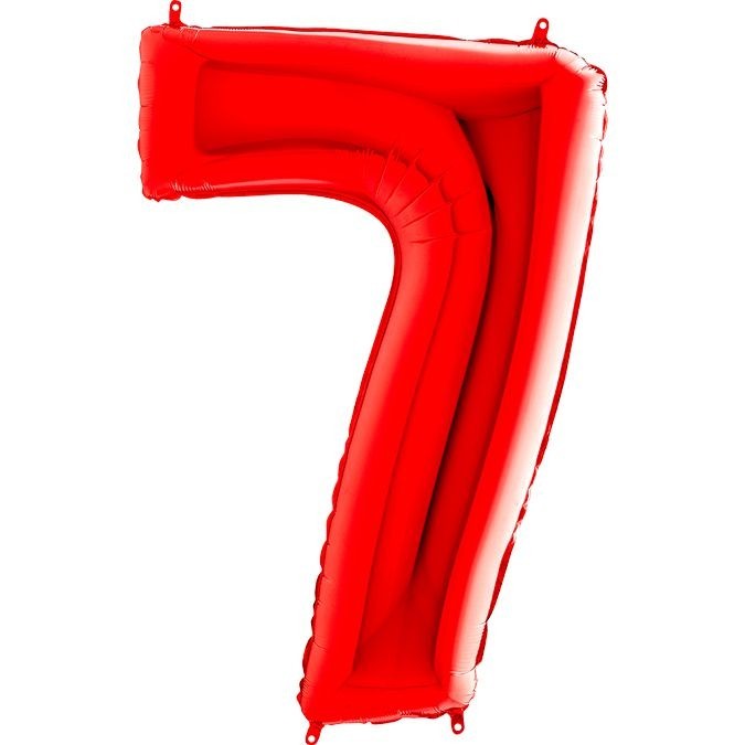 

Фольгированная цифра 7 УП красная 40д