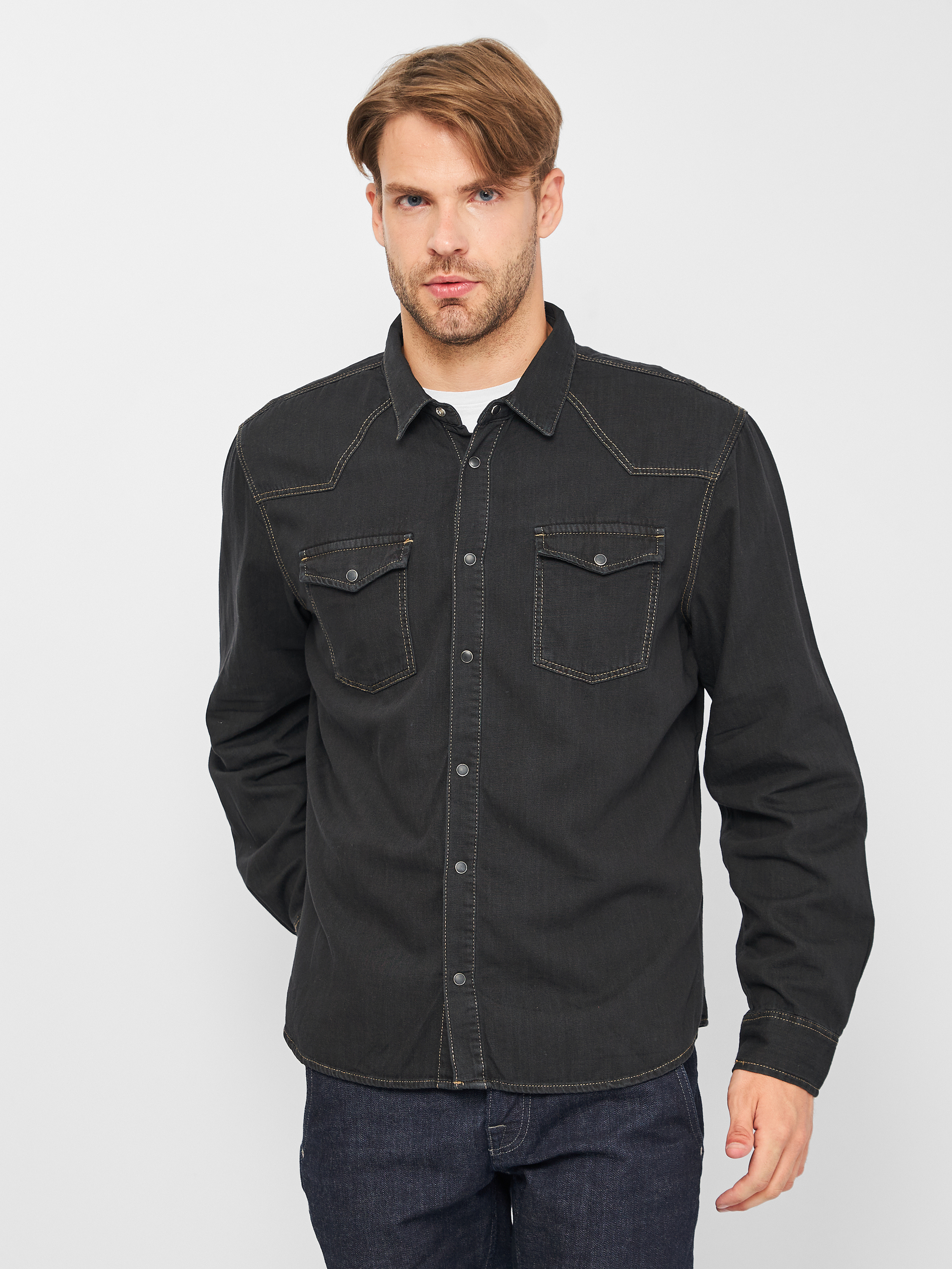 

Рубашка джинсовая Koton 9KAM63020LD-999 XL Black