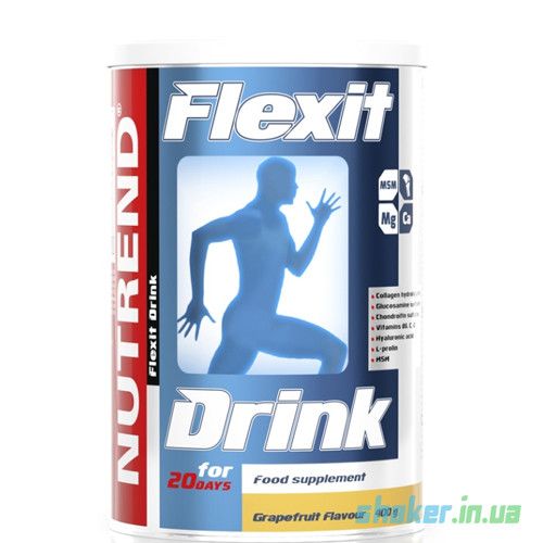 

Хондропротектор Nutrend Flexit Drink 400 грамм grapefruit