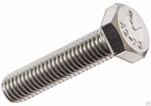 

Болт нержавеющий c шестигранной головкой М6*55мм/50 шт А2 пр DIN933