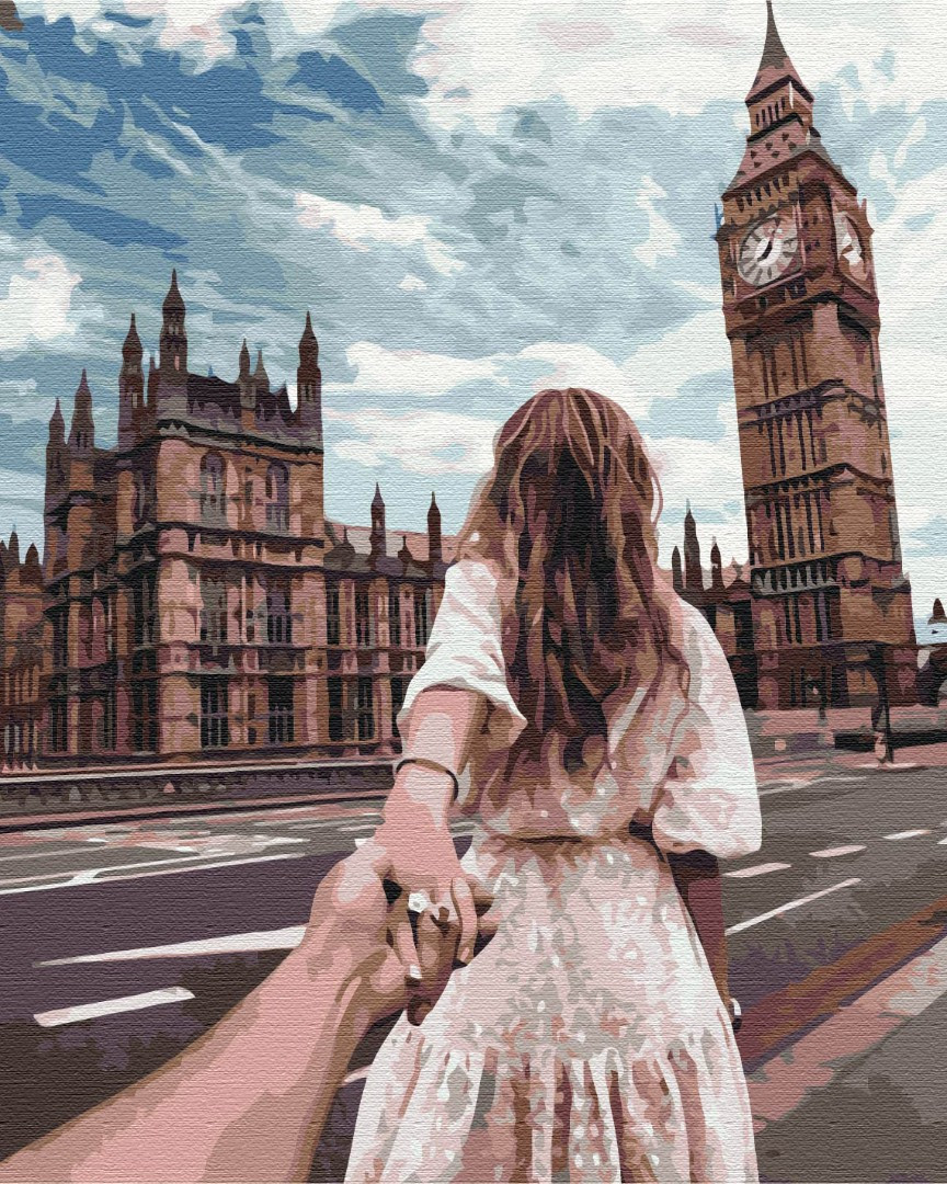 

Картина по номерам - Следуй за мной Лондон BrushMe 40*50см. (BS22063)