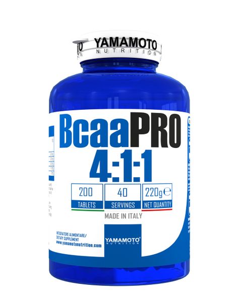 

БЦАА Yamamoto nutrition Bcaa PRO 4-1-1 200 таблеток