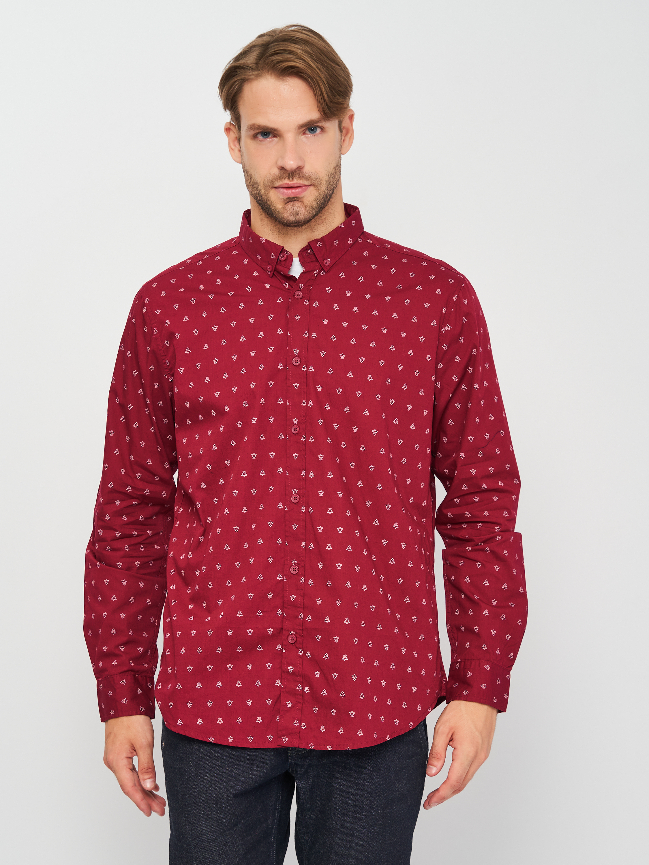 

Рубашка Koton 9KAM65216LW-04H XL Bordeux Design