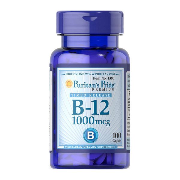 

Витамин Б12 Puritan's Pride Vitamin B-12 1000 mcg 100 таблеток