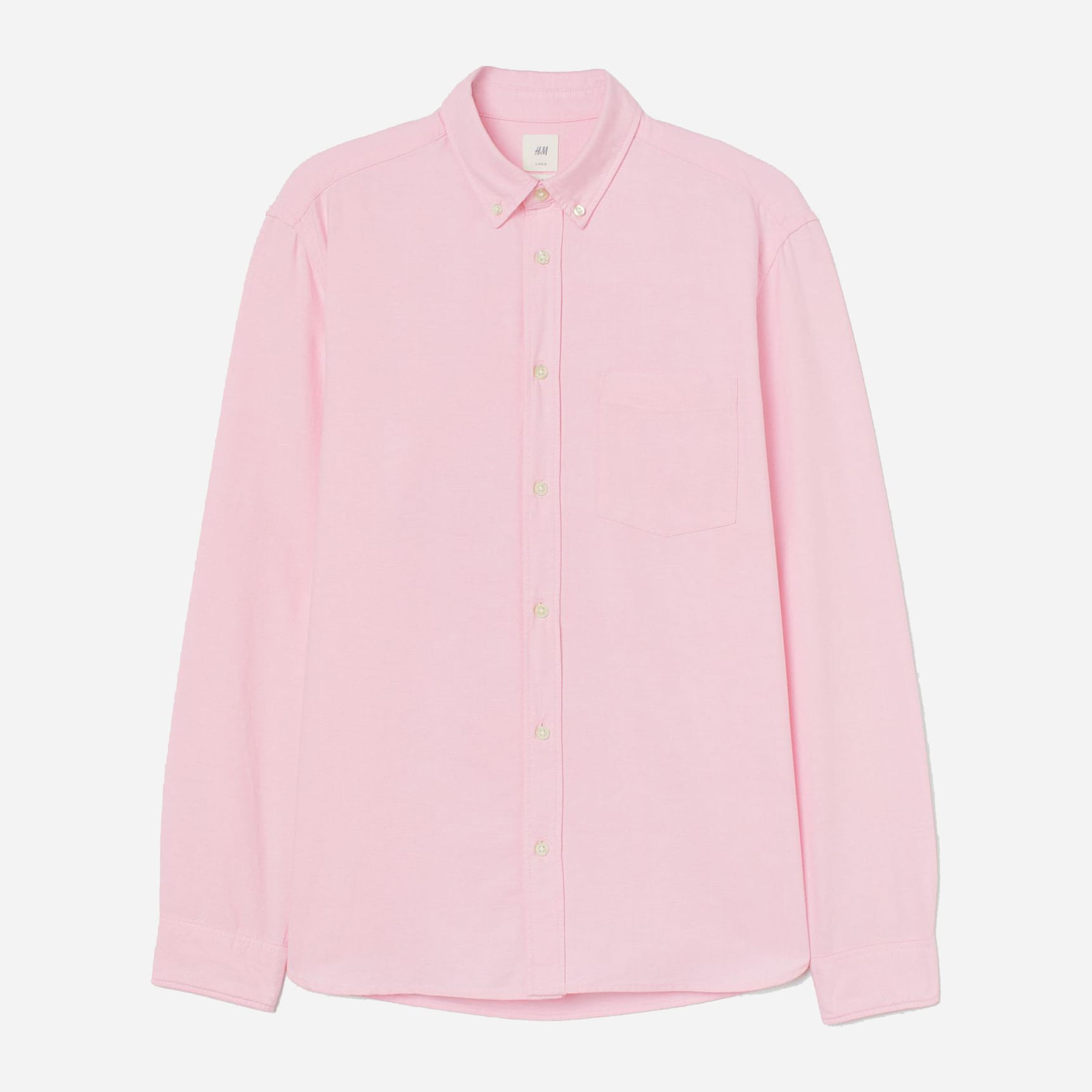 

Рубашка H&M 1207-7958361 M Светло-розовая