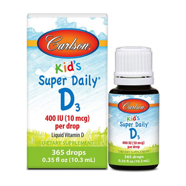 

Витамин Д3 для детей Carlson Labs Kid's Super Daily D3 400 IU 10,3 мл