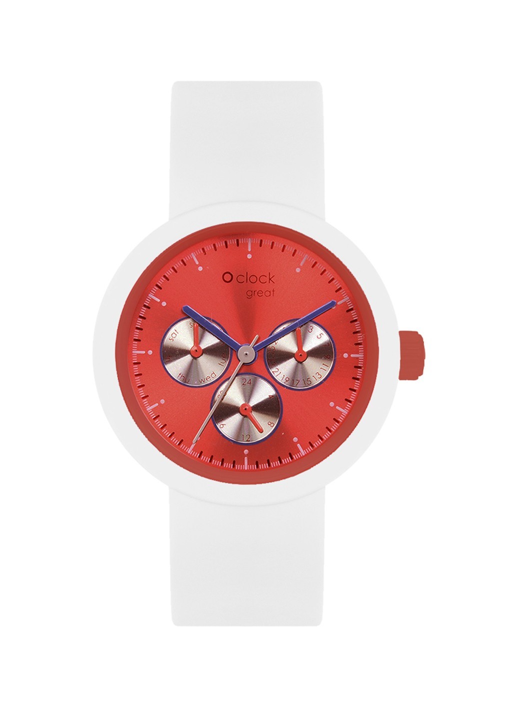 

Годинник O bag O clock Great S Корал/Білий Oclock3944