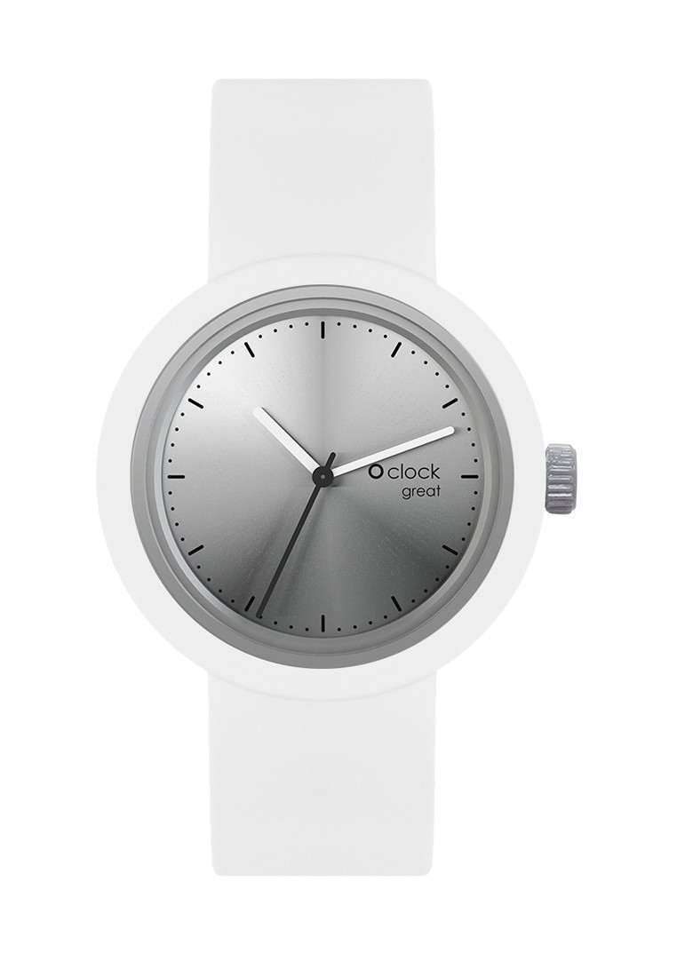 

Годинник O bag O clock Great M Срібло/Білий Oclock3826