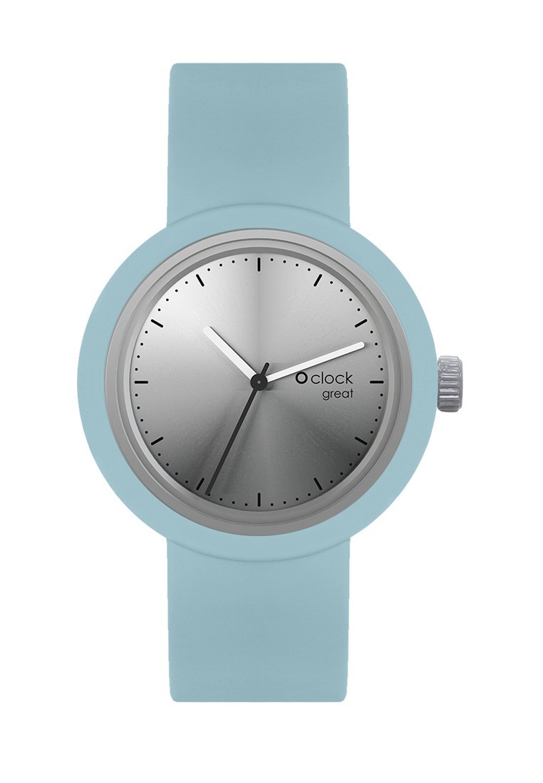 

Годинник O bag O clock Great M Срібло/Блакитний дим Oclock3824