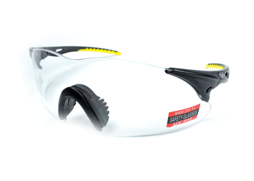 

Спортивные очки Global Vision Eyewear TRANSPORT BLACK-YELLOW Clear