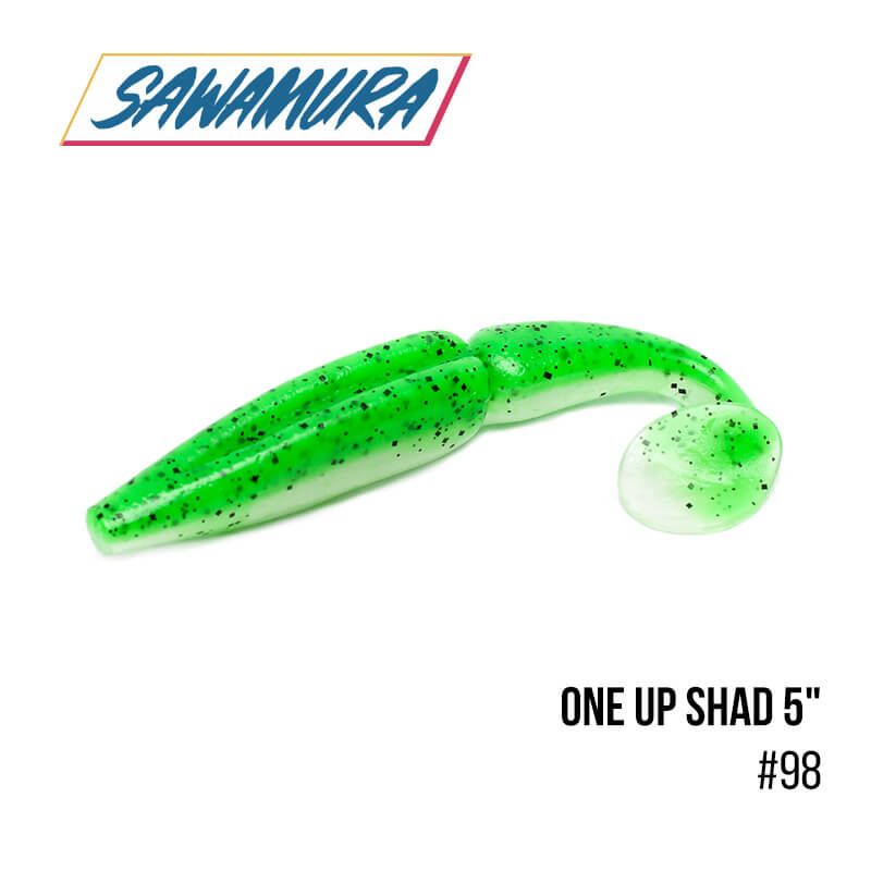 

Виброхвост Sawamura One'Up Shad 5" (6 шт.) (98)