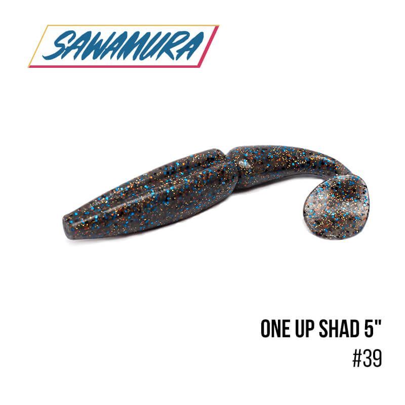 

Виброхвост Sawamura One'Up Shad 5" (6 шт.) (39)