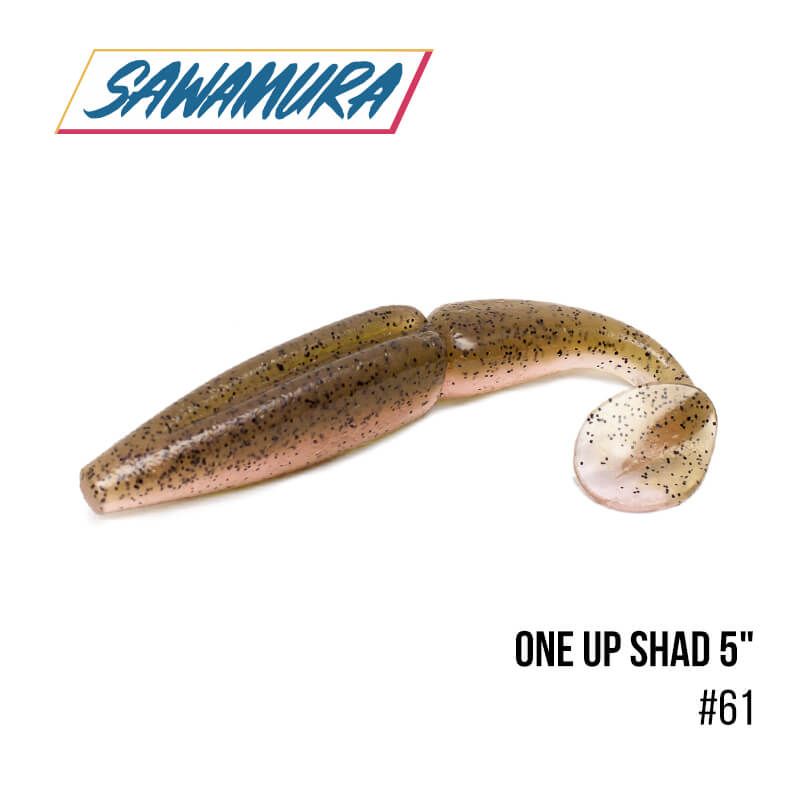 

Виброхвост Sawamura One'Up Shad 5" (6 шт.) (61)