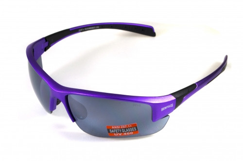 

Спортивные очки Global Vision Eyewear HERCULES 7 PURPLE Flash Mirror