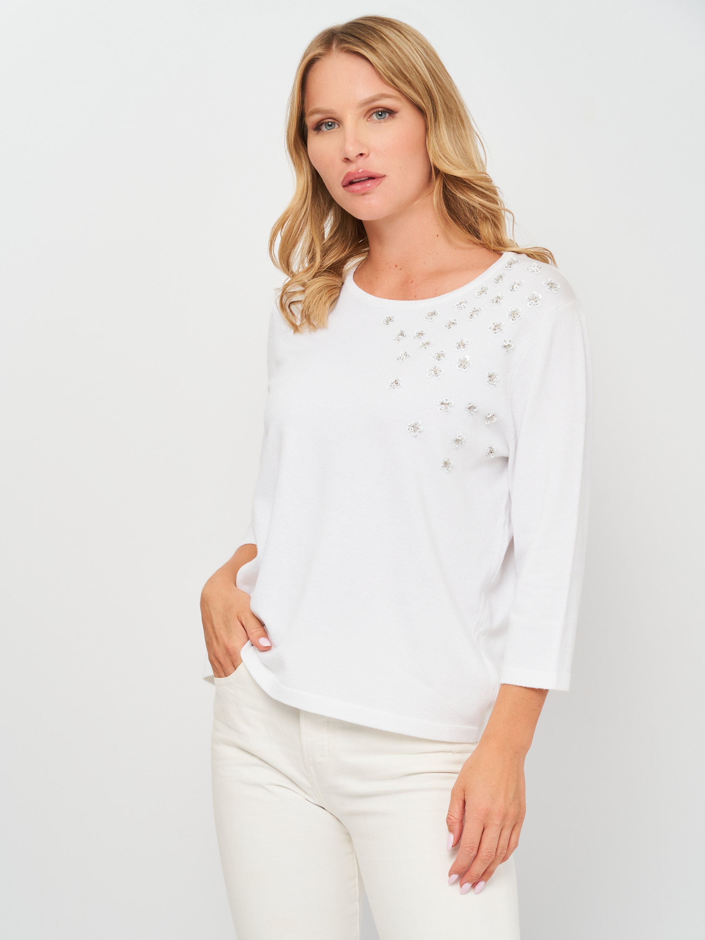 

Джемпер Koton 9KAK96328OT-000 XL White