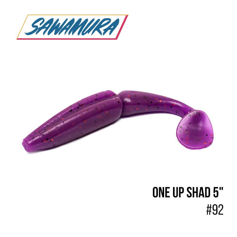 

Виброхвост Sawamura One'Up Shad 5" (6 шт.) (92)