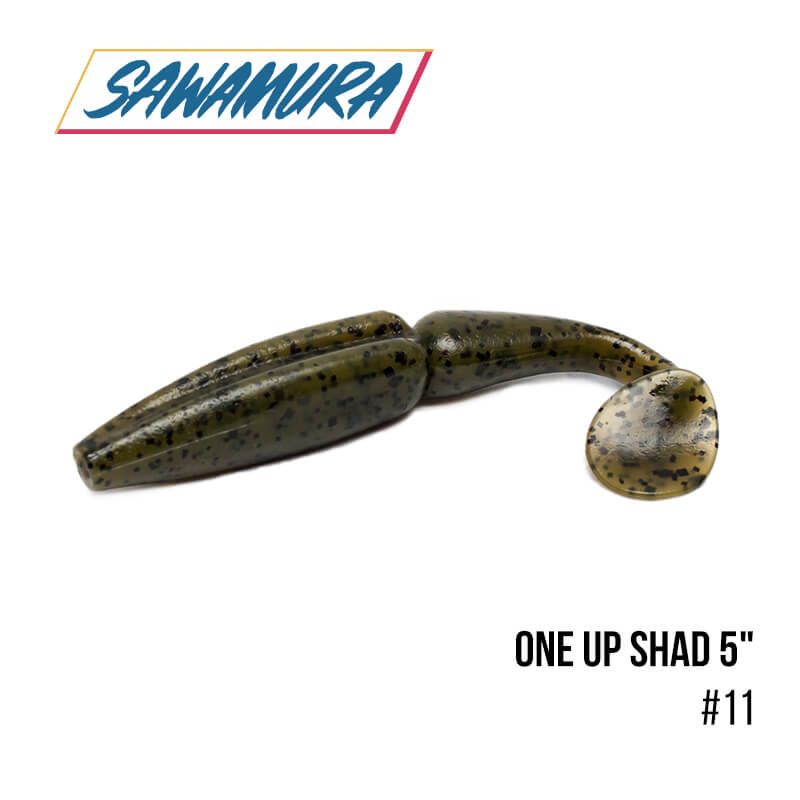 

Виброхвост Sawamura One'Up Shad 5" (6 шт.) (11)