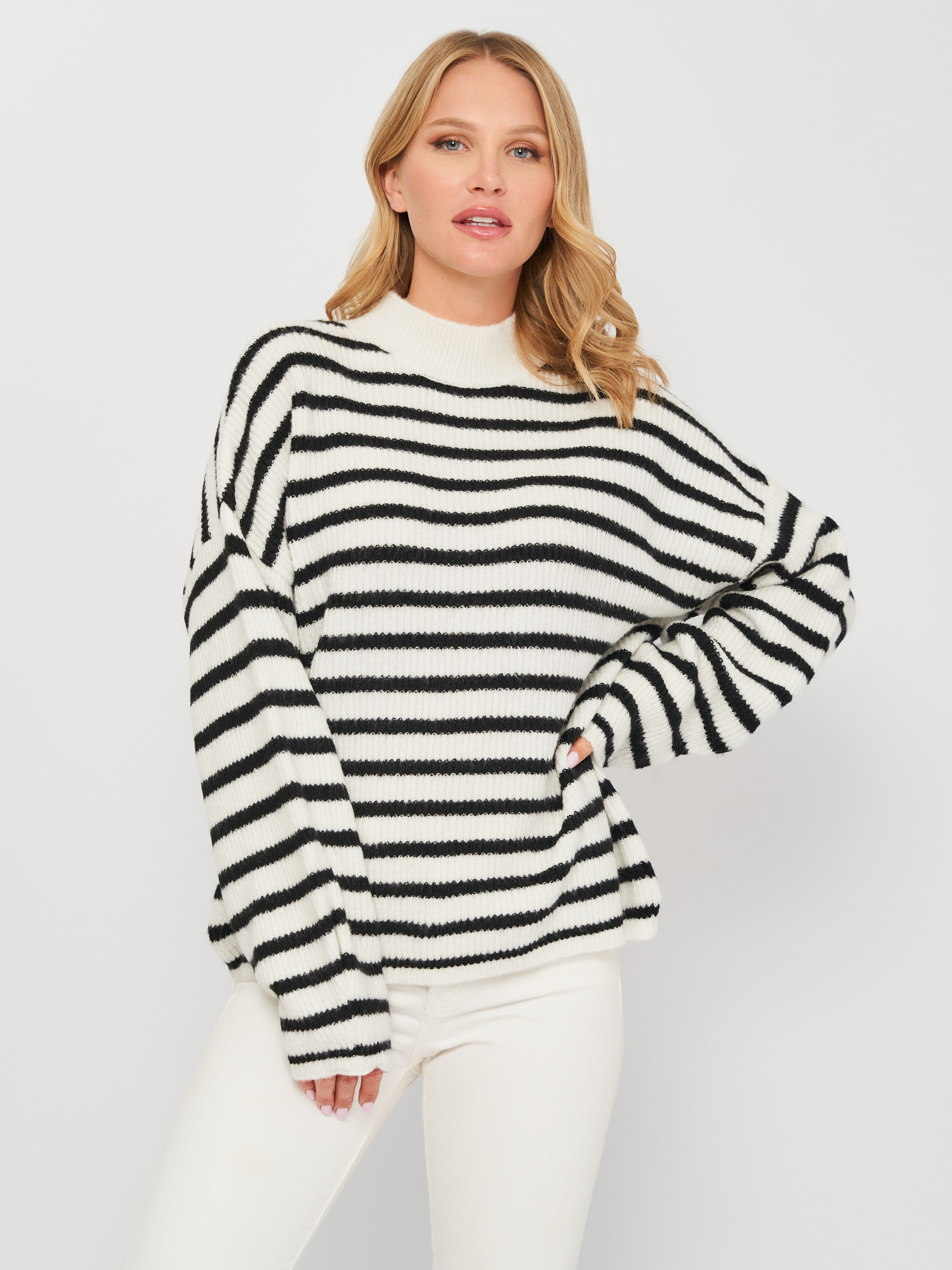 

Свитер Koton 9YAK93920YT-18N XL Black Stripe