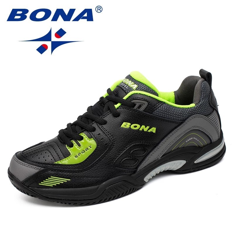 

Кроссовки мужские оригинальные Bona 32375 черные кожа 43р (28 см)