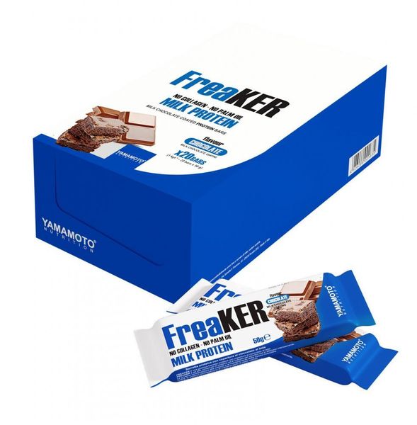 

Протеиновый батончик Yamamoto Nutrition FreaKER 20 x 50 г Almonds with white chocolate