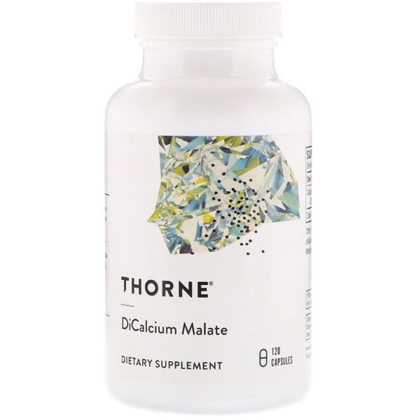 

Дикальций Малат Thorne Research Dicalcium Malate 120 капсул
