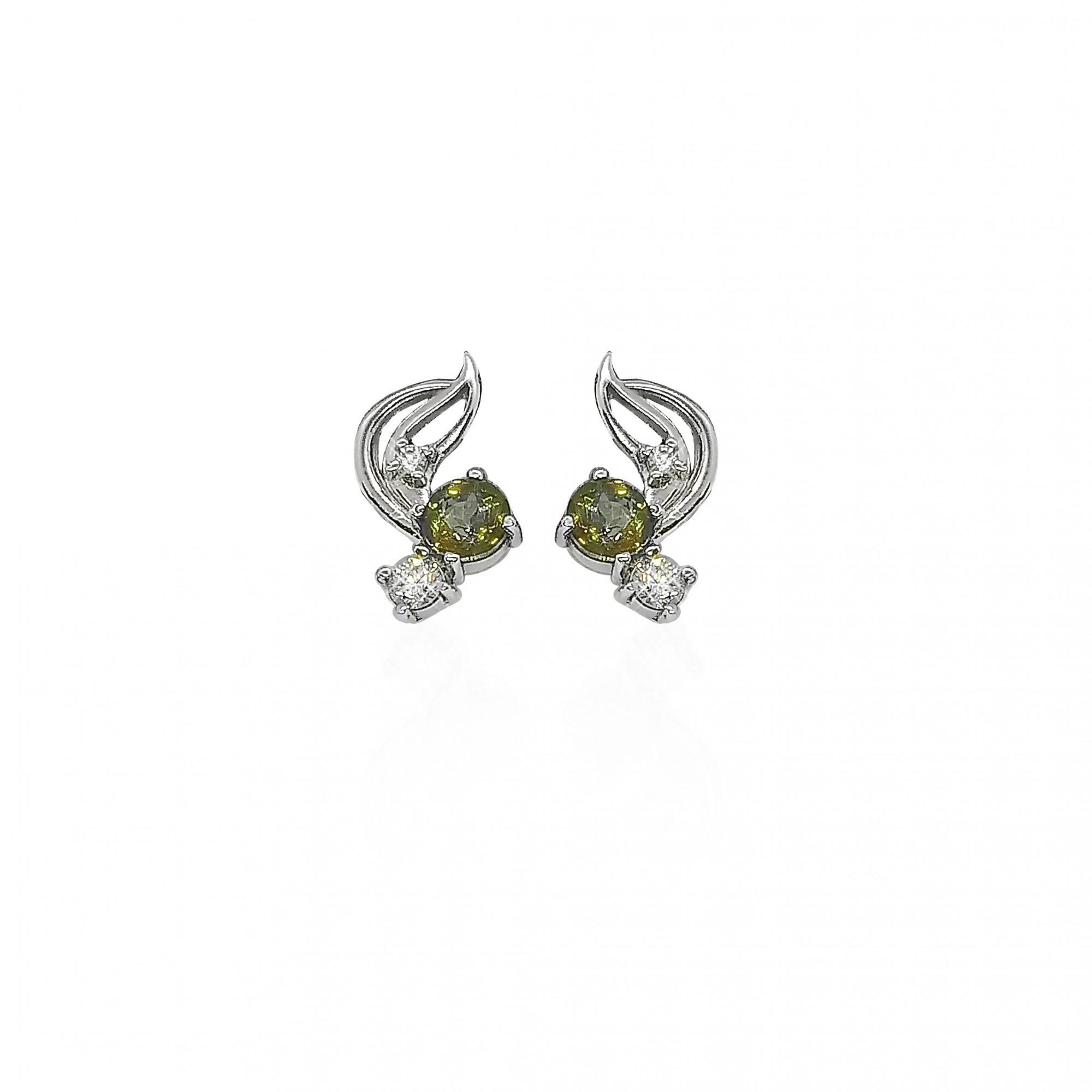 

Серьги из серебра с топазами мистик 40294ж