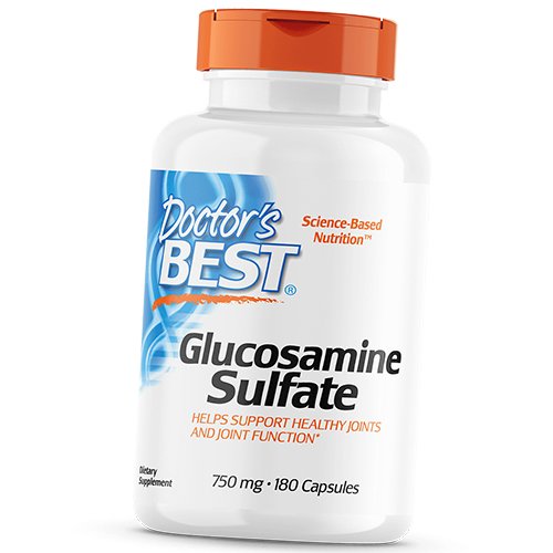 

Глюкозамин, Glucosamine Sulfate 750, Doctor's Best 180капс (03327002)