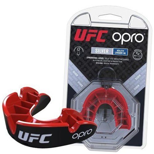 

Капа Junior Silver UFC Opro Черно-красный (37362019)