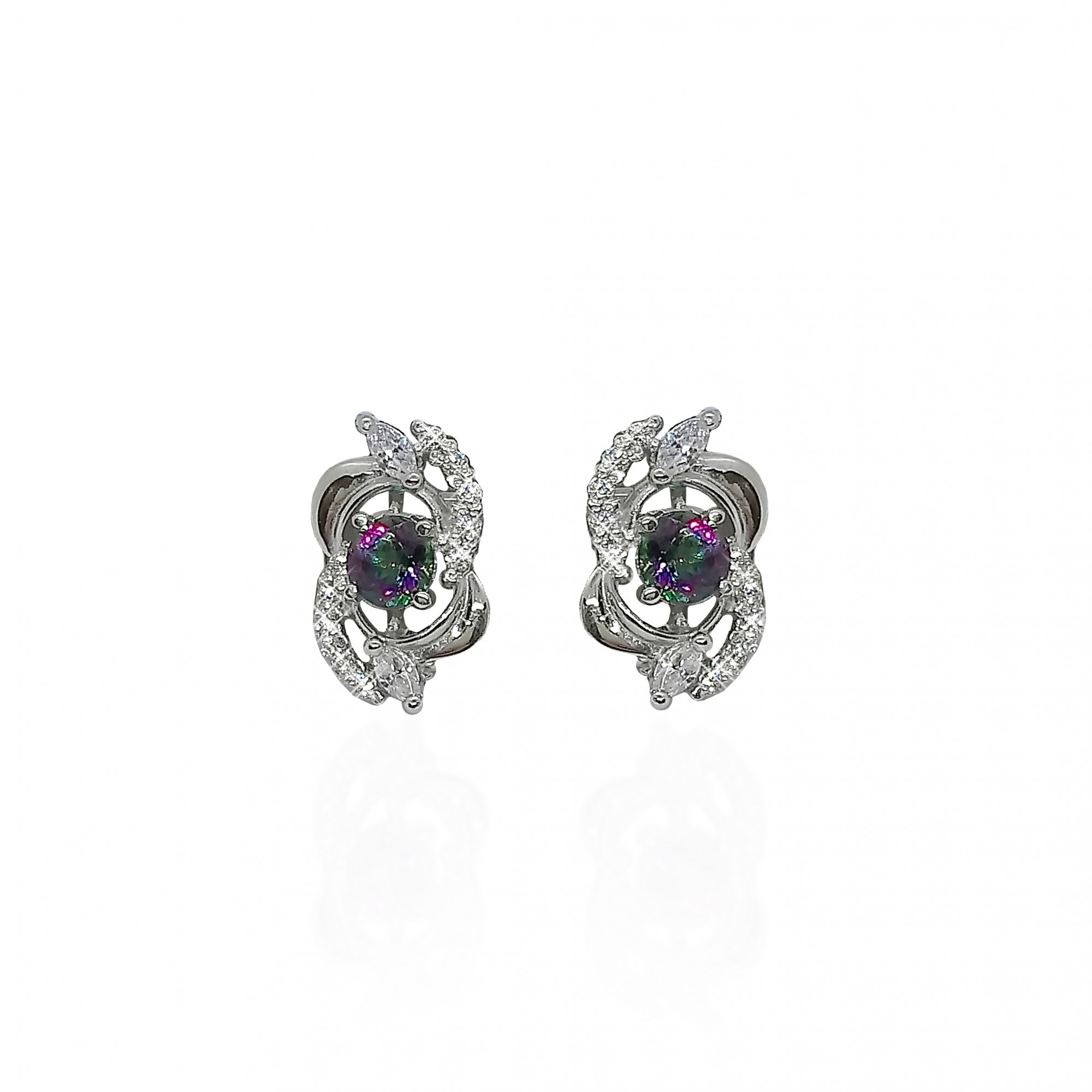 

Серьги из серебра с топазами мистик 40268р