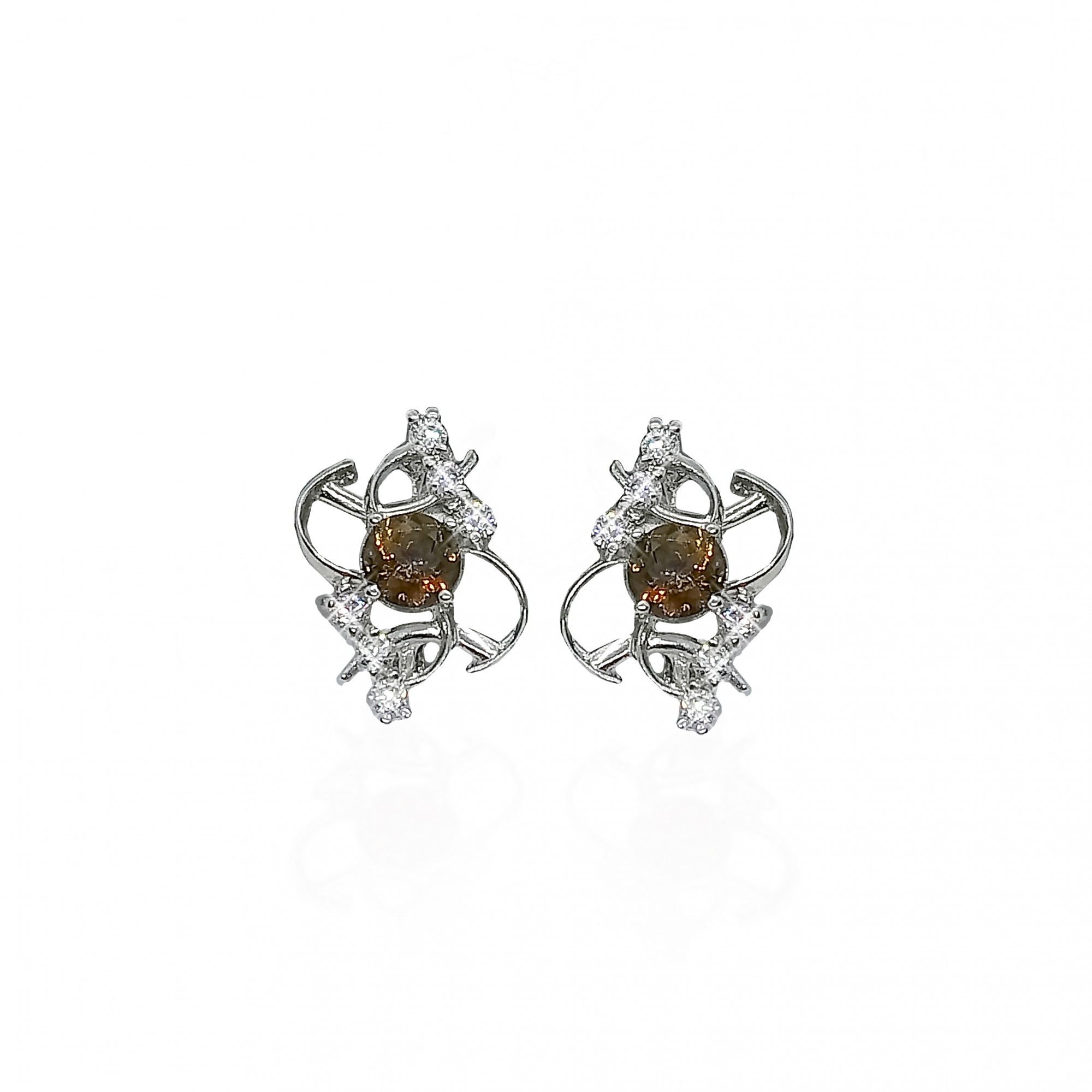 

Серьги из серебра с топазами мистик 40236к