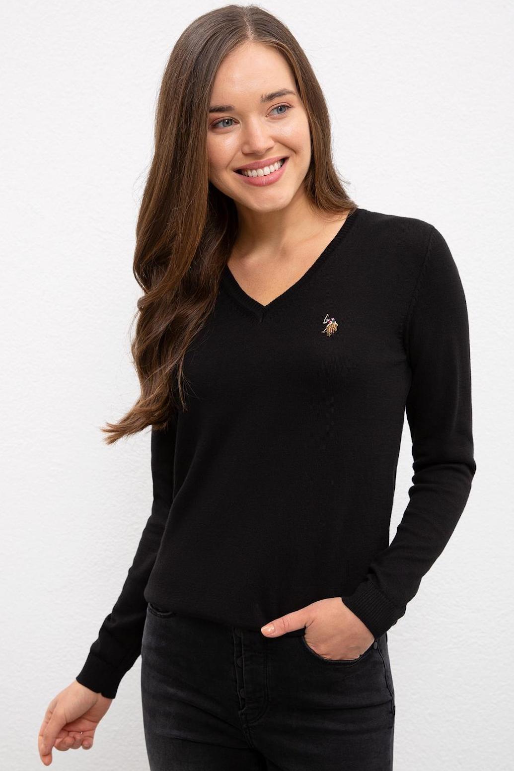 

Пуловер женcкий U.S. Polo Assn. Черный  (1078738 VR046, Пуловер женcкий U.S. Polo Assn. Черный 48 (1078738 VR046)