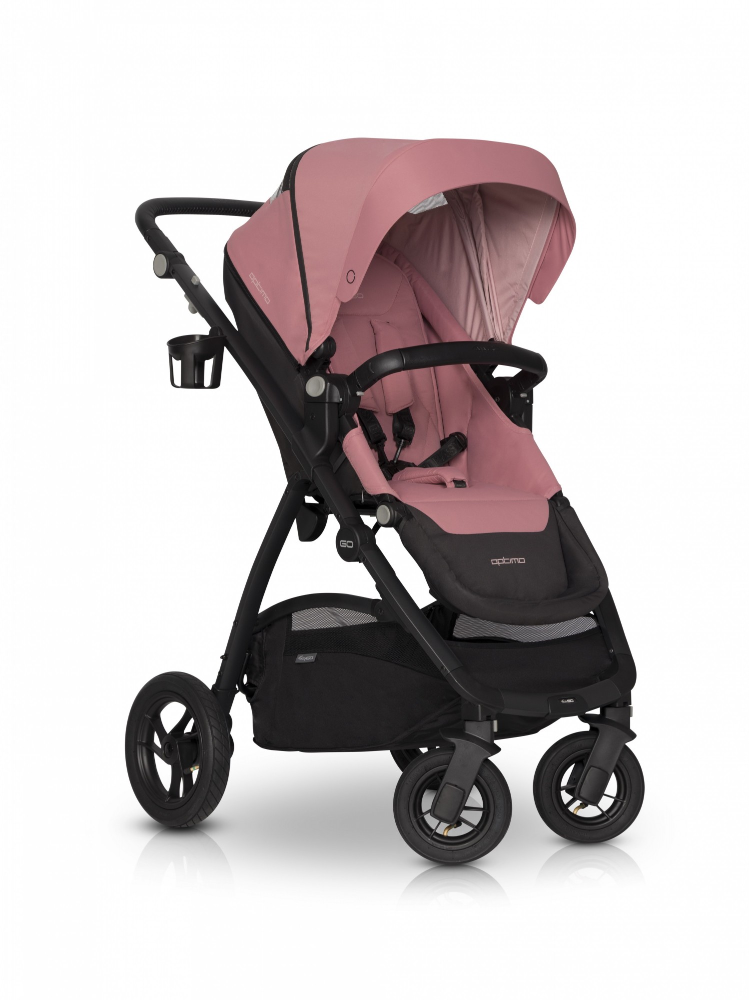 

Детская прогулочная коляска EasyGo Optimo Air 2020 Rose