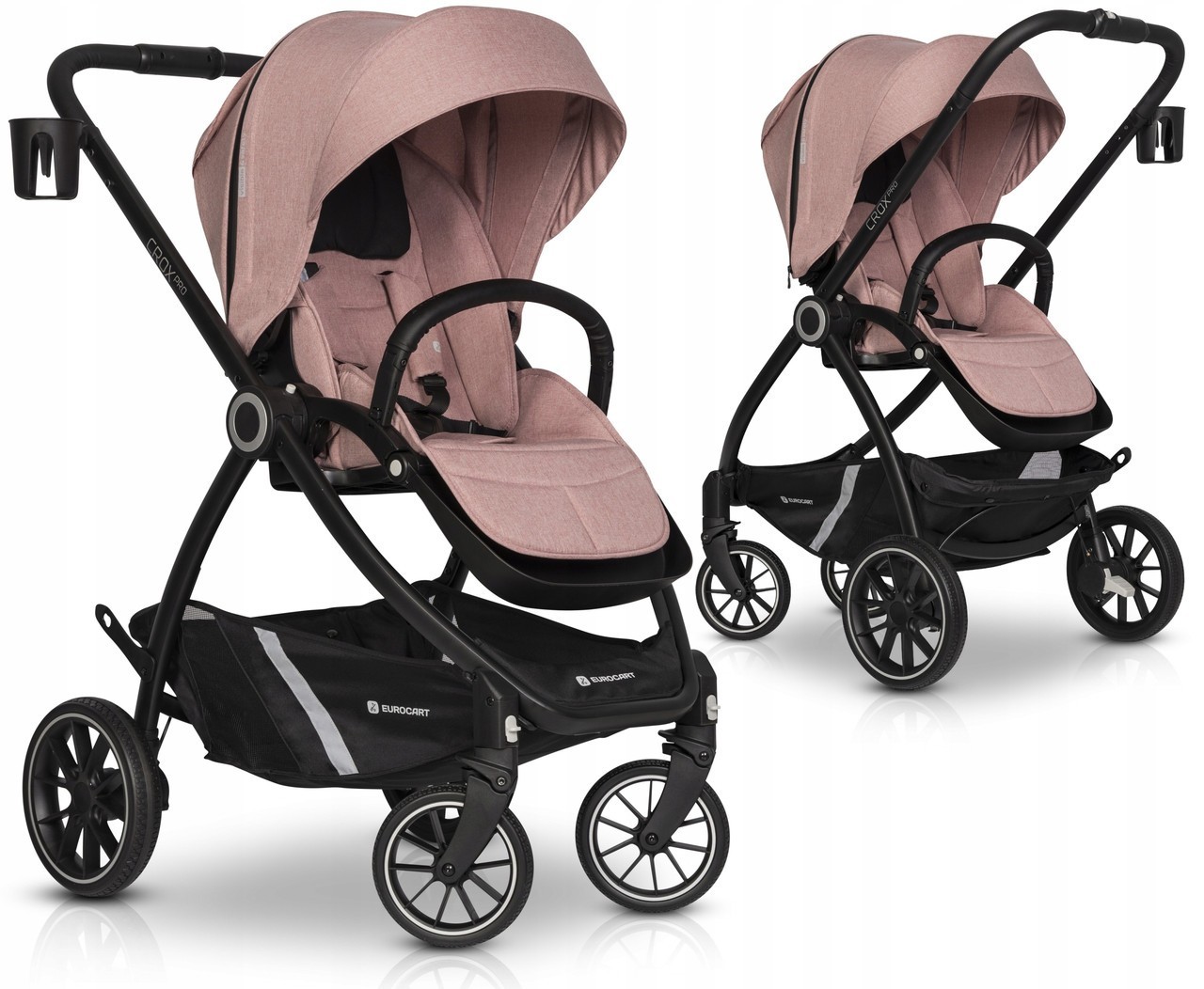 

Детская прогулочная коляска Euro-Cart Crox Pro Rose