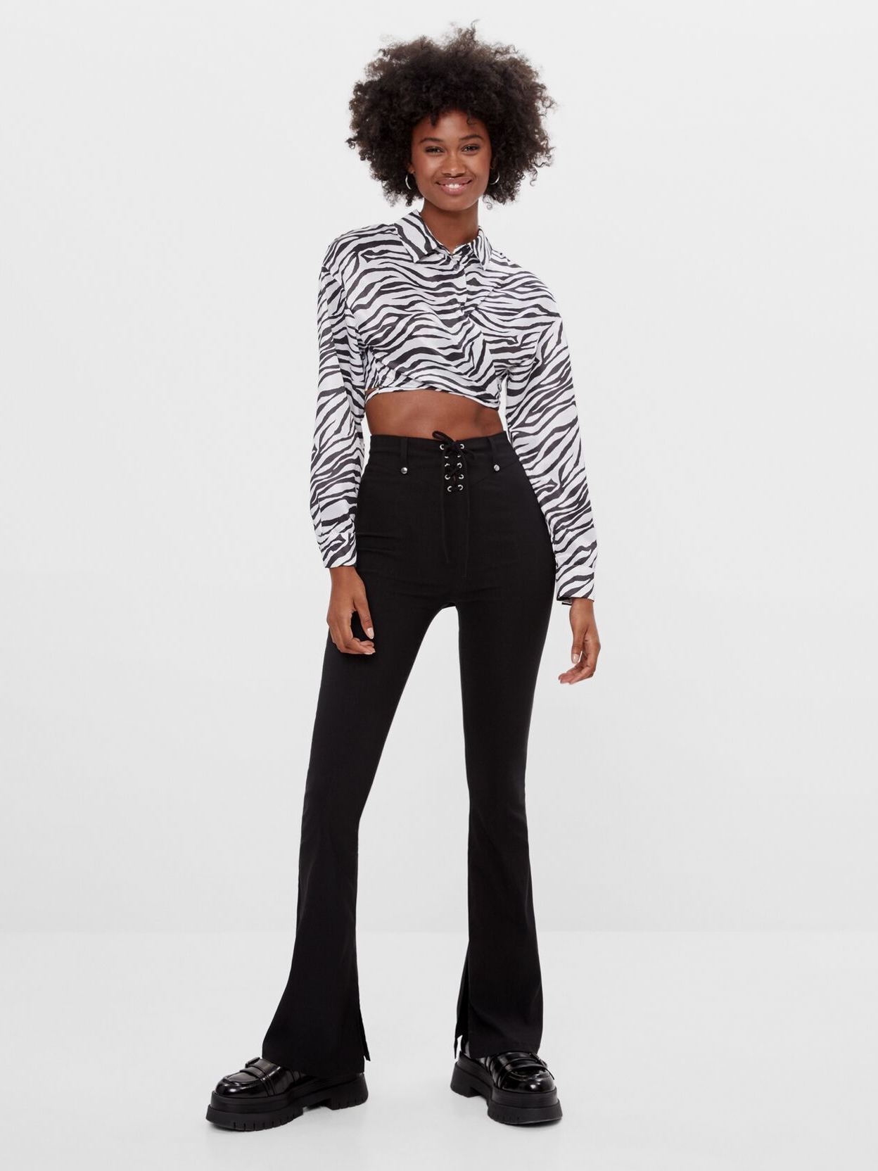

Брюки Bershka 5144/168/800 S Черные