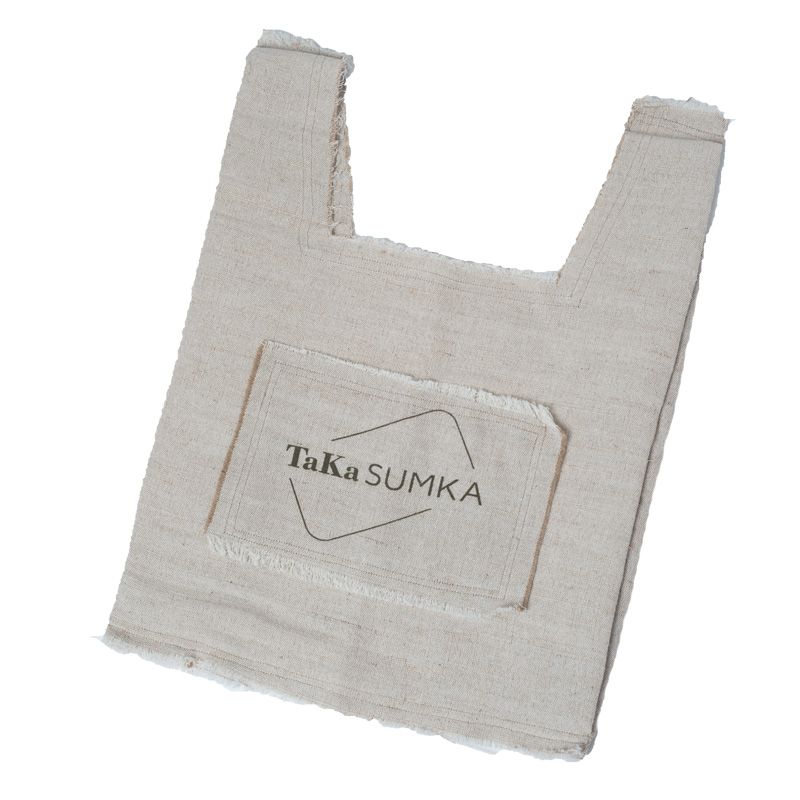 

Екосумка ТаКа SUMKA МАЙКА Інді 68х48х15 cм Натуральний беж