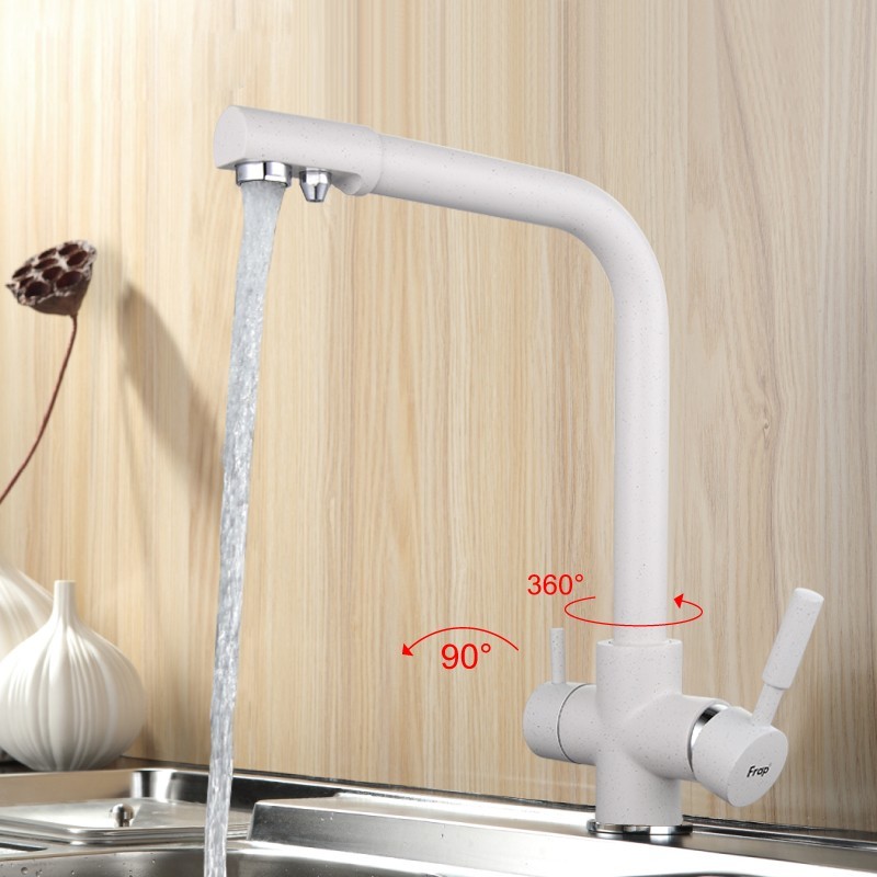 

Смеситель для кухни Frap F4352-8 на две воды