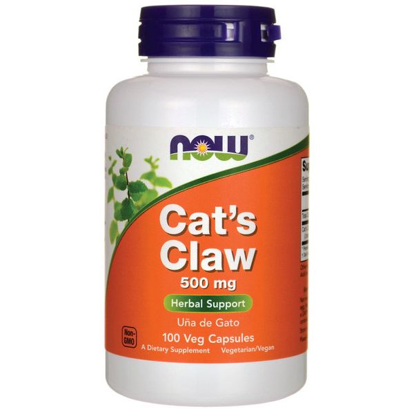 

Кошачий коготь экстракт Now Foods Cat`s Claw 500 mg (100 капс) нау фудс