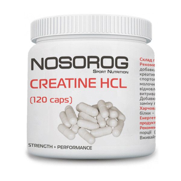 

Креатин гидрохлорид Nosorog Creatine HCL 240 капсул