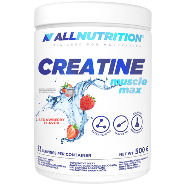 

Креатин моногидрат AllNutrition Creatine Muscle Max 500 грамм Strawberry